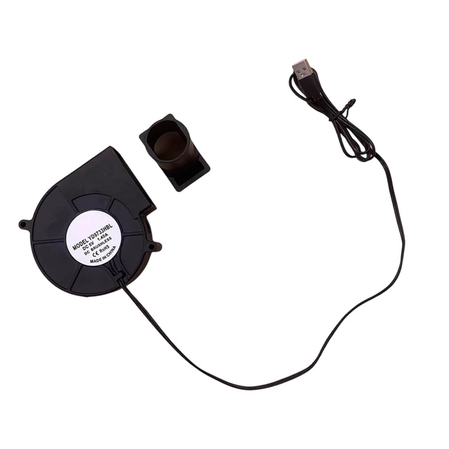 Alt view image 7 of 7 - 3500RPM Air Blower 5V Centrifugal Fan for Rapid and Easy Charcoal Lighting in Various Outdoor Applications BBQ Blower Fan