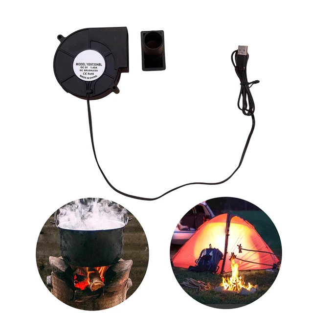 Alt view image 2 of 7 - 3500RPM Air Blower 5V Centrifugal Fan for Rapid and Easy Charcoal Lighting in Various Outdoor Applications BBQ Blower Fan