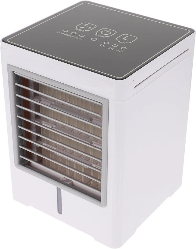 Main image of Unomor USB Mini Portable Cooling Fan Desktop Air Conditioner for Office and Home Use, Personal Evaporative Air Cooler with USB Power, Compact Desk Cooling Tool