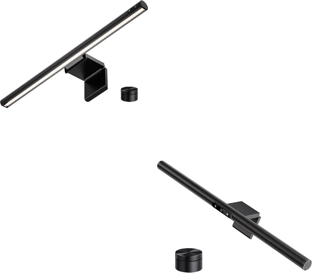 Main image of LYMAX Monitor Light Bar, Eye-Care USB Computer Lamp Dimmable Screen Light Bar, Motion Sensor with Wireless Controller, Backlight, No Screen Glare, Space Saving for Home Office Gaming Desk Light