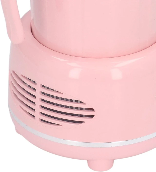Alt view image 7 of 7 - Cooler Warmer Cup, Electric Desktop Cup Warmer and Cooler with Dual Mode, Fast Heating Cooling for Coffee Beer Wine, Aluminum Body Nonslip Base for Home Office Car (Pink)