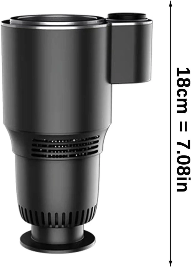 Alt view image 5 of 7 - Touch Control Heated Cooling Cup Holder for Bottles Beverage Digital Car and Heating Mug 12v 36w Auto and Heating
