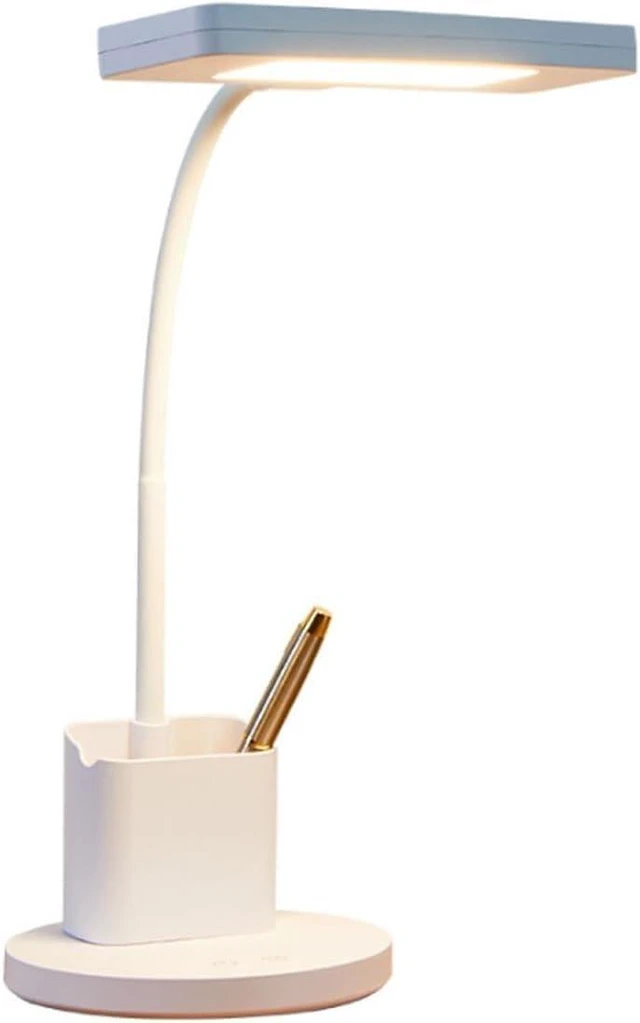 Main image of Study Lamp Pen Holder Dimmable Reading USB Chargeable and Pluggable Dual Use Desk