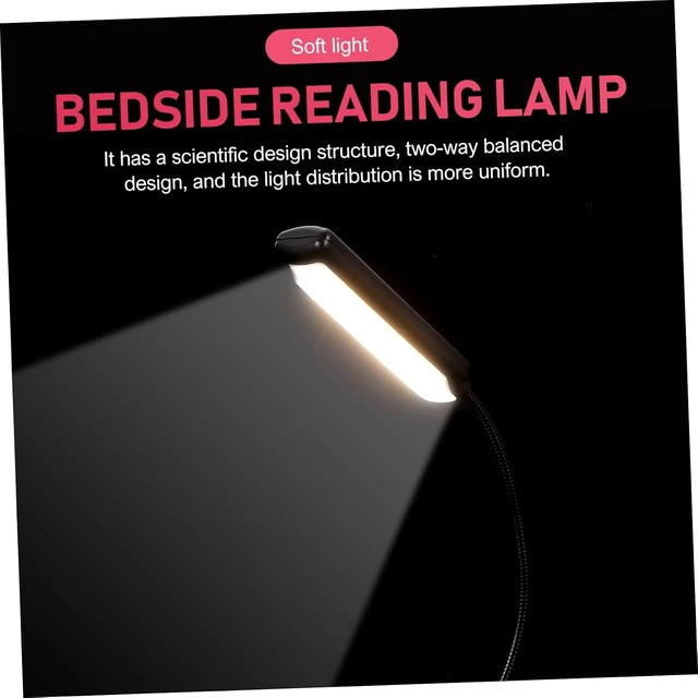 Alt view image 6 of 7 - DOITOOL Xmas LED Reading Book Light Adjustable Brightness USB Charging