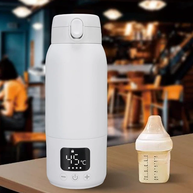 Alt view image 6 of 7 - Portable Milk Warmer, 316 Stainless Steel Fast Heating Travel Electric Kettle with 360 Degree Heating and IPX6, for Formula and Adult Hydration Needs 500ml