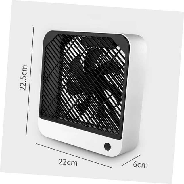 Alt view image 2 of 7 - LABRIMP 1Pc USB Desk Fan Mini Desktop Quiet Fan for Dormitory Home Office USB Powered Sleek Design for Comfortable Cooling Experience White