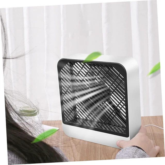 Alt view image 7 of 7 - LABRIMP 1Pc USB Desk Fan Mini Desktop Quiet Fan for Dormitory Home Office USB Powered Sleek Design for Comfortable Cooling Experience White