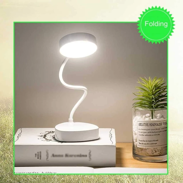 Alt view image 7 of 7 - Portable USB Rechargeable Led Folding Desk Lamp Eye Protection Touch Dimming Working Reading Table Lamp Led Light 3 Colors