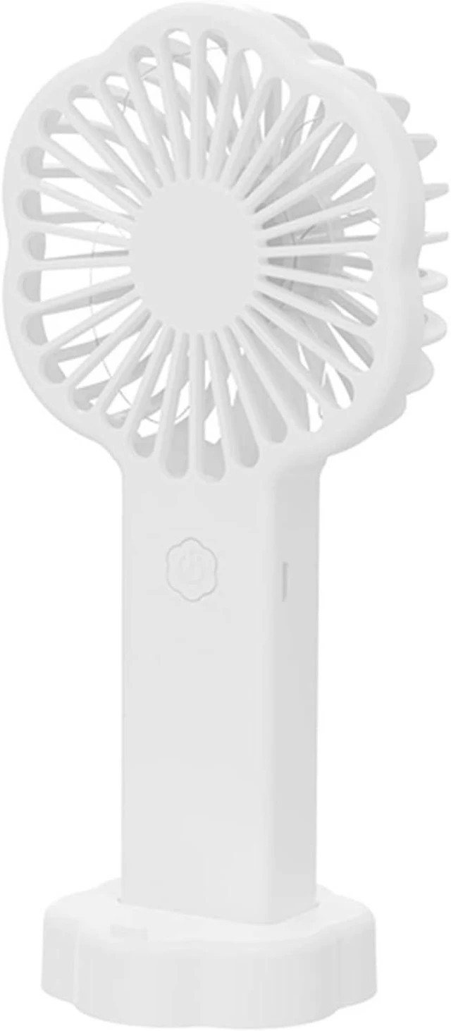Main image of USB Fan Adjustable Release Summer Heat Low Power Consumption Button Switch Handheld Fan Outdoor Accessory(White)