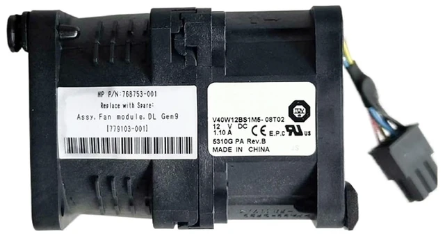 Main image of 779103-001 790514-001 768753-001 778567-001 for DL120 DL160 G9 Gen9 Server Cooling Fan Cooler Fan