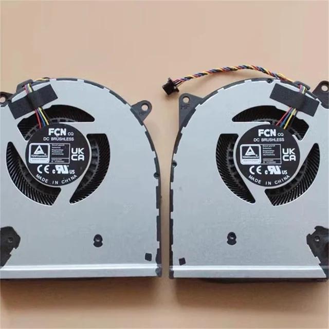 Alt view image 7 of 7 - for Strix G15 G513R G17 G713R 2022 6 6Plus Laptop CPU Cooling Fan GPU Cooler Fan 12V 1A(GPU Fan and CPU Fan)