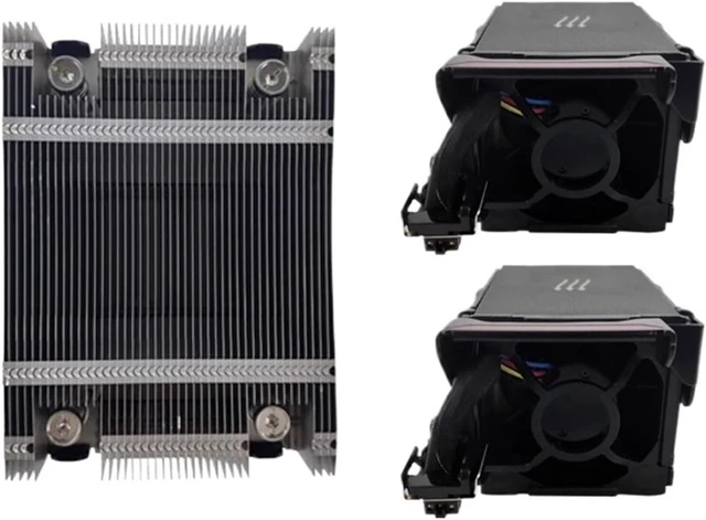 Main image of for DL360P G8 Gen8 CPU Heatsink 670527-001 653235-001 670748-001 Cooling Fan 696154-001 732136-001 697183-003(1Pc Heatsink 2Pc Fan)