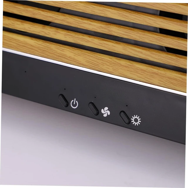 Alt view image 4 of 7 - Car Exhaust Fan Dual Mode 4000mAh USB Charging Solar Powered