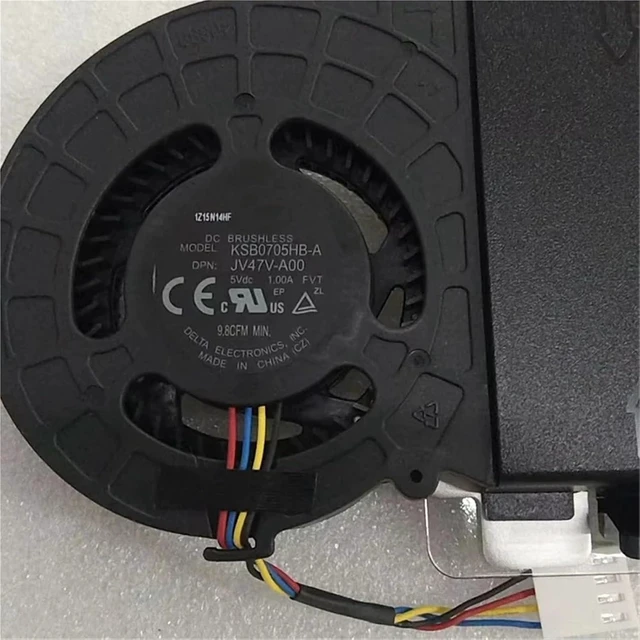 Alt view image 4 of 6 - 0W77JN 0JV47V for Optiplex 3080 3090 5080 7080 MFF Cooling Fan Cooler Fan Heatsink Radiator W77JN JV47V