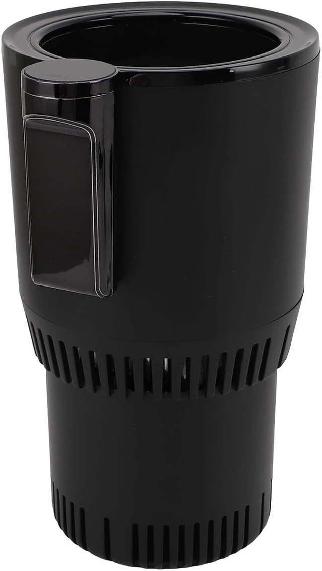 Alt view image 2 of 7 - Portable Electric Heating & Cooling Cup with Digital Display Multifunctional Coffee Mug for Car, Cooler & Warmer with Cigarette Cable