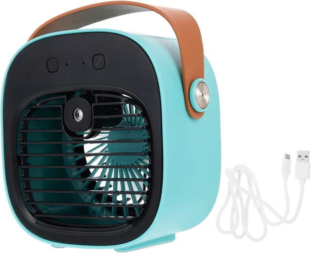 Main image of 1set Usb Desk Fan Compact Cooling Fan for Home and Office Usb Rechargeable Speed Quiet Operation