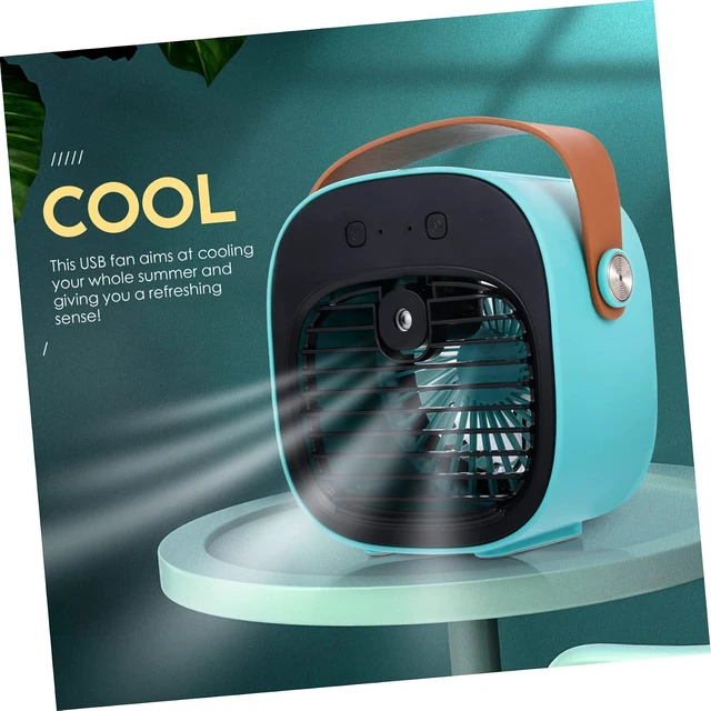 Alt view image 6 of 7 - Zerodeko 1set Convenient Usb Mini Desktop Fan Portable Cooling Air Fan Water Tank for Office Dormitory and Travel Low Noise for Comfortable Sleep and Work