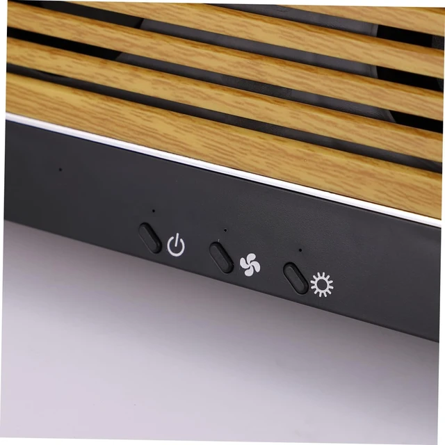 Alt view image 2 of 7 - Solar Powered Car Exhaust Fan Black USB Charging 4000mah