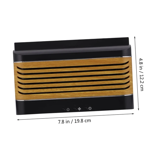 Alt view image 4 of 7 - Solar Powered Car Exhaust Fan Black USB Charging 4000mah