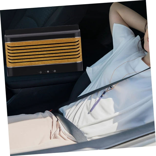 Alt view image 6 of 7 - Solar Powered Car Exhaust Fan Black USB Charging 4000mah