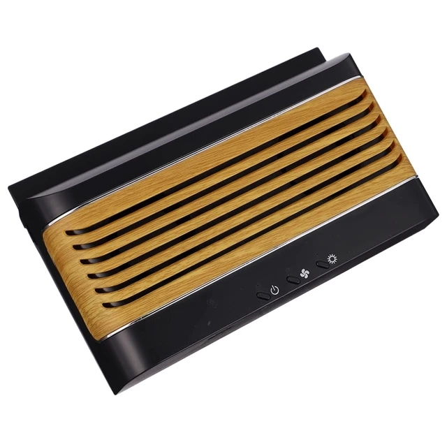 Alt view image 4 of 7 - USB Charging Car Fan 4000mAh Solar Powered Vehicle Exhaust