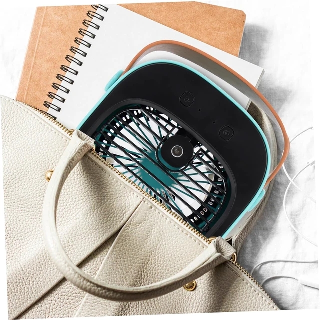 Alt view image 3 of 7 - Zerodeko 1set Usb Rechargeable Desktop Cooling Fan Air Circulator for Home Office Dormitory Car Compact Design Speed Settings Portable Fan