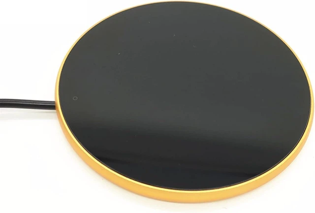 Main image of Warmer Cup Pad USB Coffee Cup Pad Metal Heating Coaster Office Constant Temperature Water Cup Warmer Heater Pad Heating Base Insulation Bas (Color : Gold) (Gold)