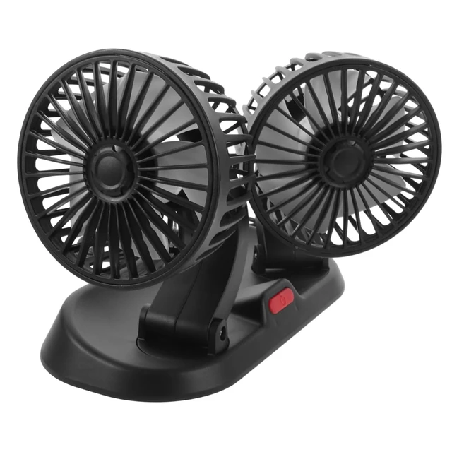 Alt view image 3 of 7 - ABOOFAN 2pcs Rotating Car Fan Cooling Fan for Car Auto Truck Heads Sturdy Light Easy Installation