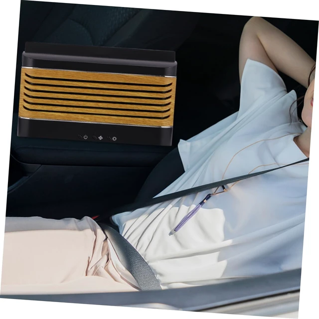 Alt view image 3 of 7 - Solar Powered Car Exhaust Fan Black 4000mAh USB Charging