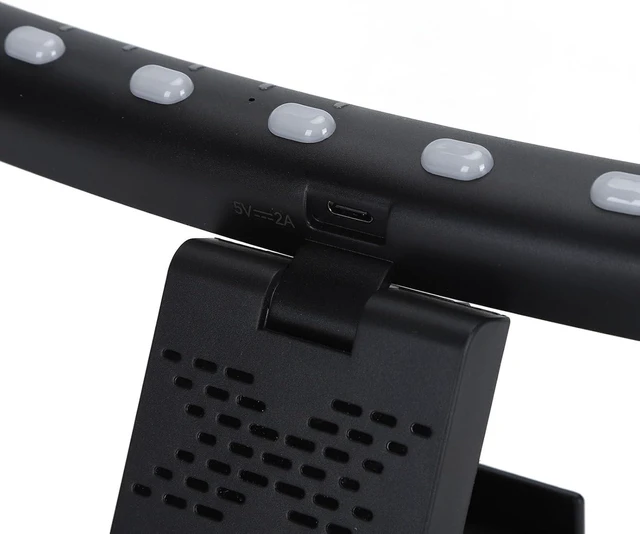 Alt view image 7 of 7 - Screen Light Bar, USB LED Curved Asymmetric Optical Reading Light with 3 Adjustable Color Temperatures, Touch Control, Eye Caring, for Office Desk Home