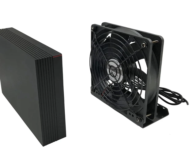 Alt view image 4 of 5 - Nagao Seisakusho NBROS USB Cooling Fan with Stand - 4.7 inches (120 mm) Desktop Fan Spot Cooler NB-USBXFAN-STAND01