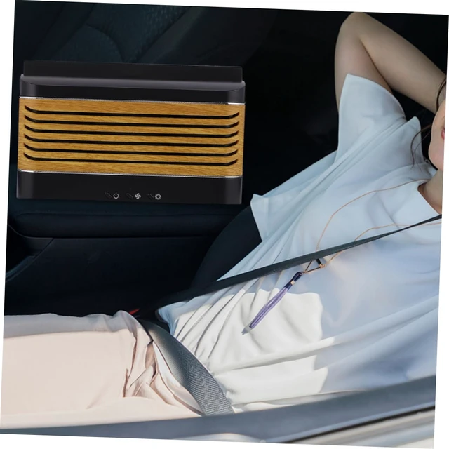 Alt view image 4 of 7 - Solar Car Exhaust Fan 4000mAh USB Charging Dual Mode for Vehicles