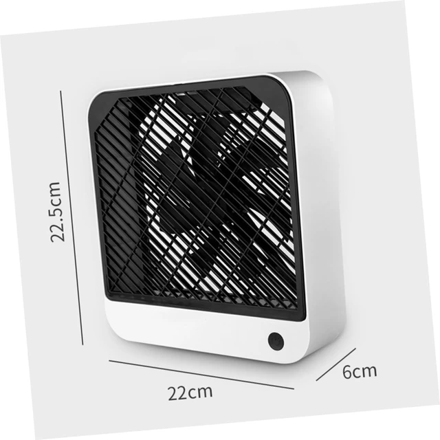 Alt view image 2 of 7 - Garneck 1pc Usb Mini Desk Fan Quiet Rechargeable Battery Operated Fan for Home Office and Dorm Use Portable Cooling Long Battery Life White