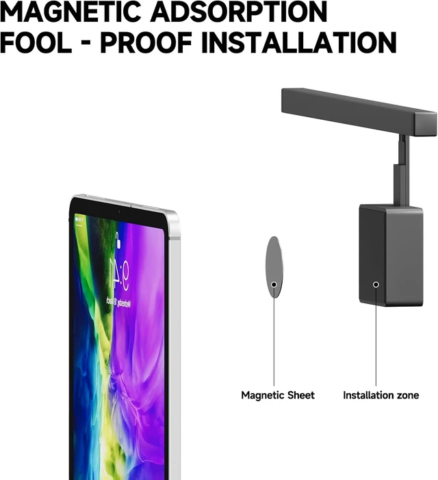 Alt view image 5 of 7 - AUCAS USB - Connected LED Light Strip for Laptop Monitors & Tablets, Neutralizes Blue Light, Stepless Dimming for Glare Free, Eye Friendly & Space Saving