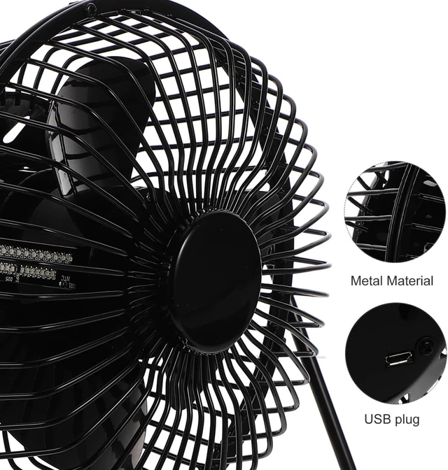 Alt view image 2 of 7 - Personal Fan Temperature Display Fan Portable Cooling for Home Office Dorm Study Library