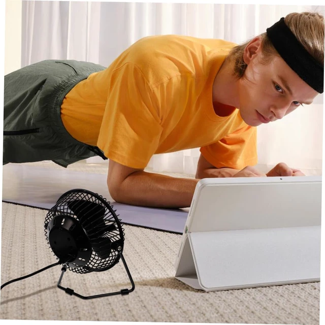 Alt view image 3 of 7 - Personal Fan Temperature Display Fan Portable Cooling for Home Office Dorm Study Library