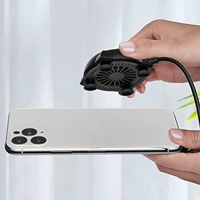 Alt view image 5 of 5 - Radiator Holder Cooling Pad Cooler Handphone Fan Holder Gaming Phone Cooler Fan
