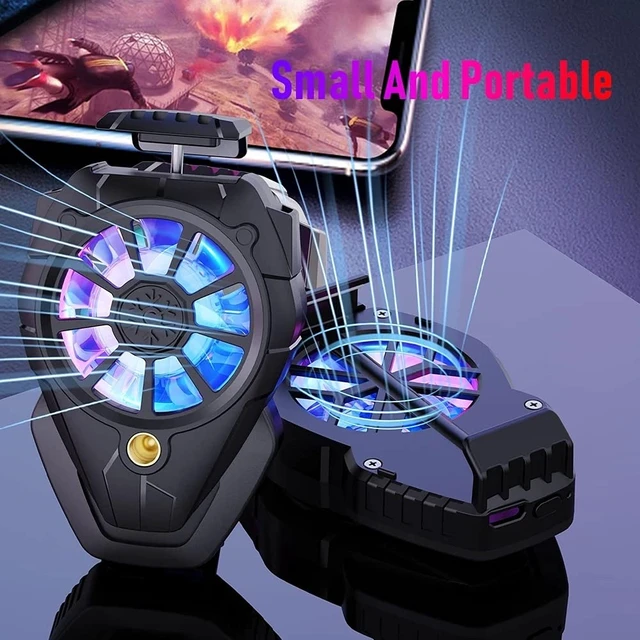 Alt view image 7 of 7 - Smart Phone Cooling Fan Radiator 3 Speed Adjustable for Mobile Gaming Gamepad Portable Universal Cooler Heat Sink