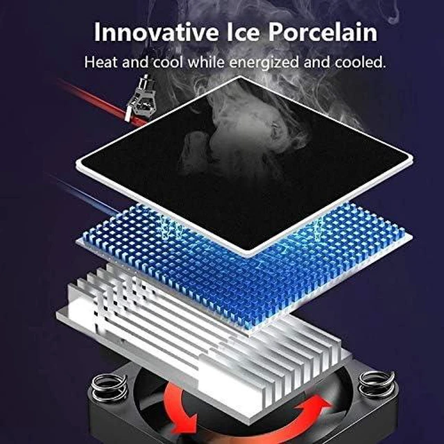 Alt view image 6 of 6 - Portable Smart Mobile Phone Cooler Fan Lightweight Radiator Anti-Noise Handheld Heatsink Stand(D)