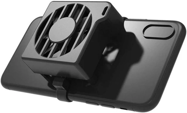 Main image of Phone Cooler Cell Phone Cooling Air Fan Portable Cooled Radiator Back Clip Portable