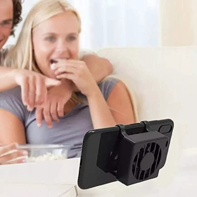 Alt view image 2 of 3 - Phone Cooler Cell Phone Cooling Air Fan Portable Cooled Radiator Back Clip Portable