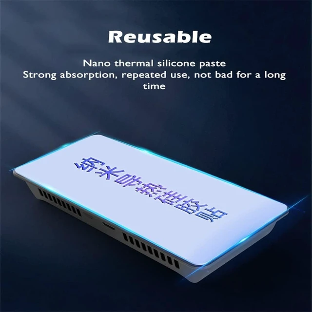 Alt view image 5 of 5 - Mobile Phone Cooler Tablet Pad High Power Cooling Fan 10 Inch Semiconductor Radiator for