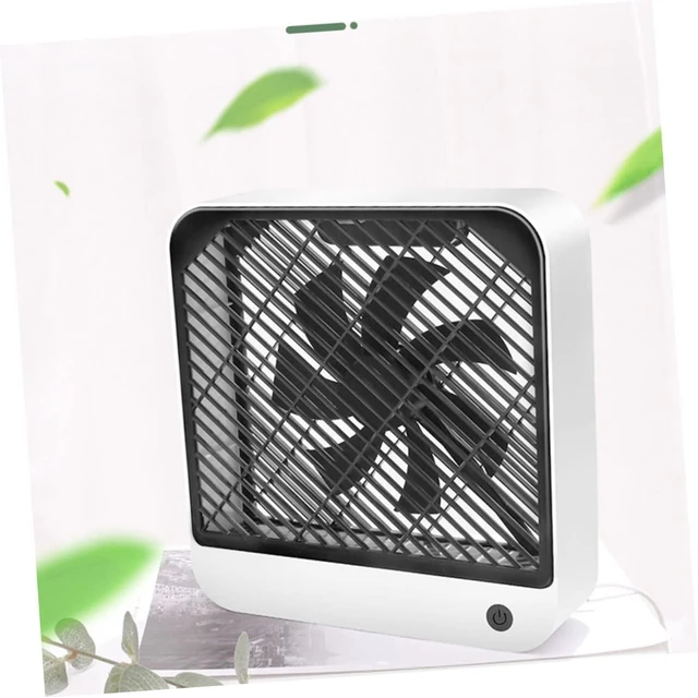 Alt view image 3 of 7 - 1pc Mini Usb Desk Fan Quiet Battery Operated Fan for Home Office and Dormitory Use Rechargeable Desktop Cooling White Compact and Silent Companion