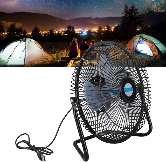 Alt view image 2 of 7 - Solar Fan, 10W Solar Panel Powered Fan 8inch USB Portable Solar Panel Fan for Camping Outdoor Chicken Dog Pets Houses