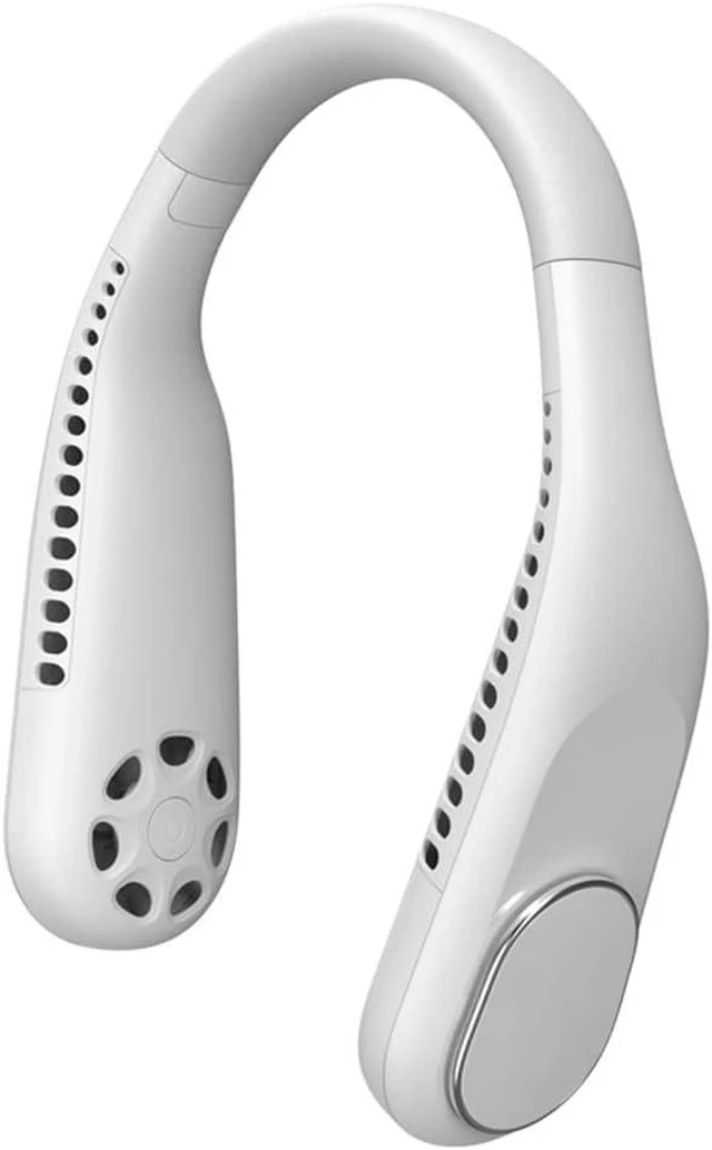 Main image of Portable HandsFree Bladeless Neck Fan, 360° Bendable Low Noise, 4000MAh Battery USB Rechargeable Wearable Fan