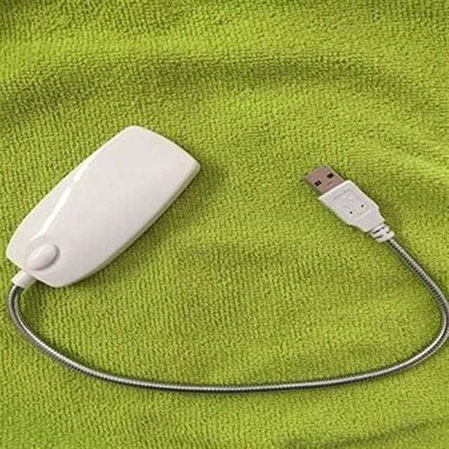 Main image of Small Black Table lamp USB Light with Switch LED Light Reading Desk Lamp Mobile Power Light Computer Night Light Bedside Lamp (Color : White) (White)