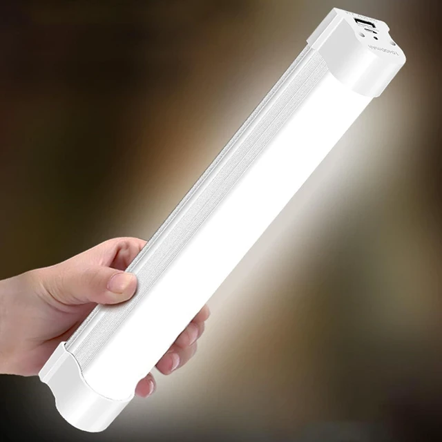 Alt view image 3 of 7 - USB Rechargeable Bed Bar Light, LED, Portable, Energy Saving, Large Capacity, Mild Night Light for Bedroom, 17.7In, Aluminum