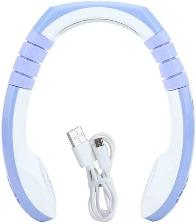 Main image of Portable Hanging Neck Fan Mini Air Cooler USB Charging Neck Fan Sports Style Instant Cooling Fan for Outdoor (Color : Blue) (Blue)