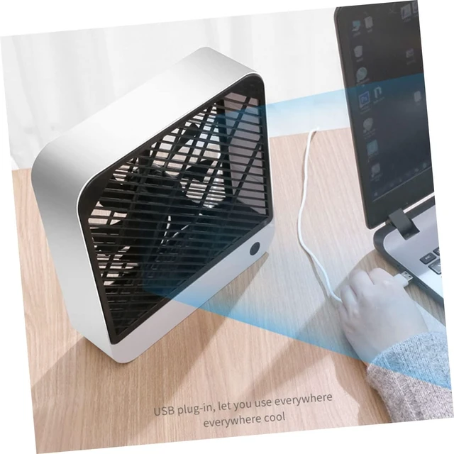 Alt view image 2 of 7 - Zerodeko Desk Mini Fan Battery for Offices Homes Ultra-quiet Long Battery Healthy Material