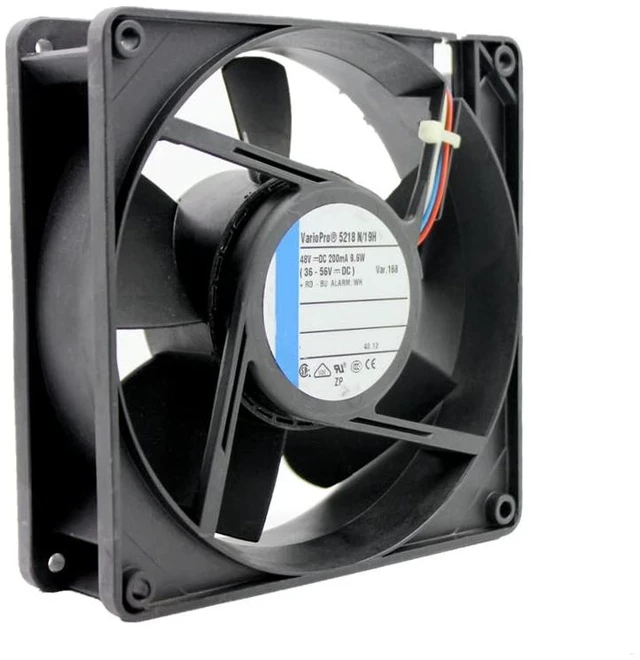 Alt view image 2 of 3 - 5218N/19H 127x127x38mm 127mm DC48V 9.6W 200mA 3-Wire Inverter Cooling Fan